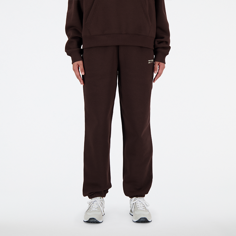 Träningsbyxor New Balance Sweatpants Brun | WP33513KCF, 0