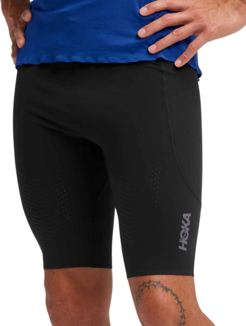 Shorts Hoka One One SkyBreeze Half Tight Shorts Svart | 1170236-blk