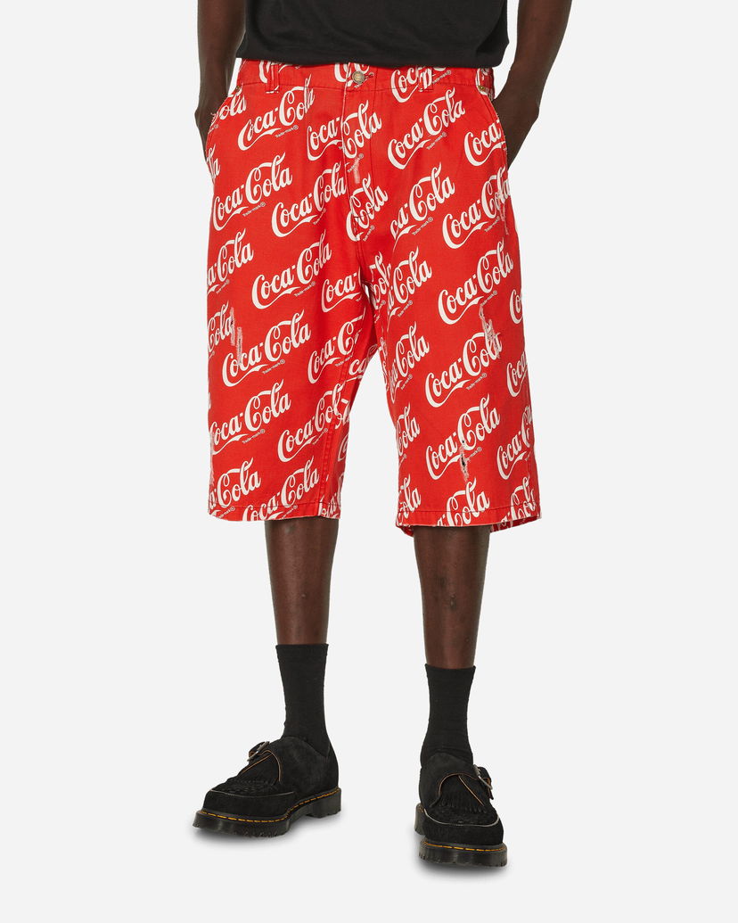 Shorts ERL Printed Canvas Shorts Röd | ERL08P003 1