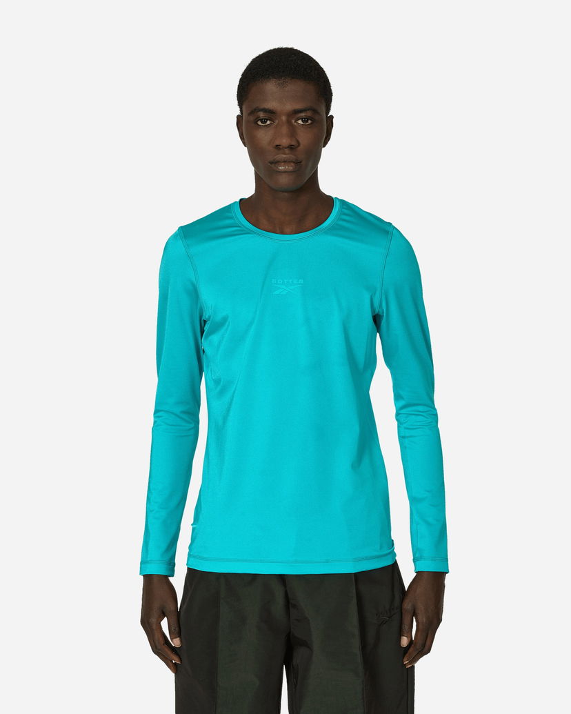 T-shirt Reebok Botter Longsleeve T-Shirt Scuba Pop Turkos | RMVB004C99FAB0014300
