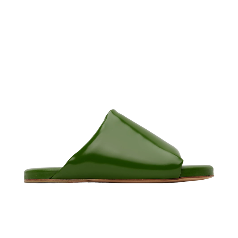 Sneakers och skor Bottega Veneta Cushion Slides "Green" Grön | 729892 V2LR0