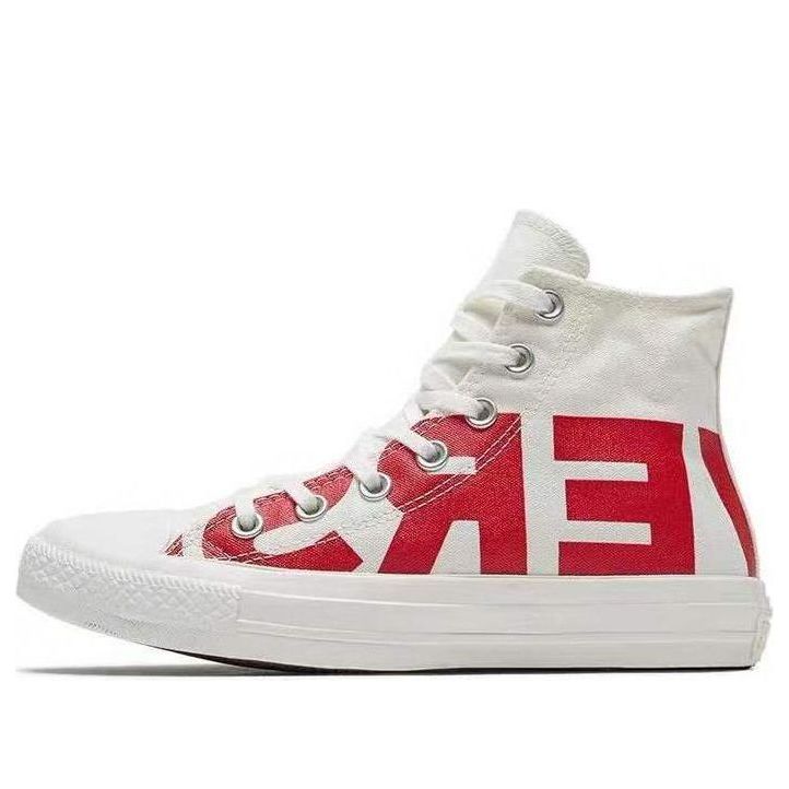 Sneakers och skor Converse Chuck Taylor All Star Print Hi 'Wordmark' Vit | 159532F