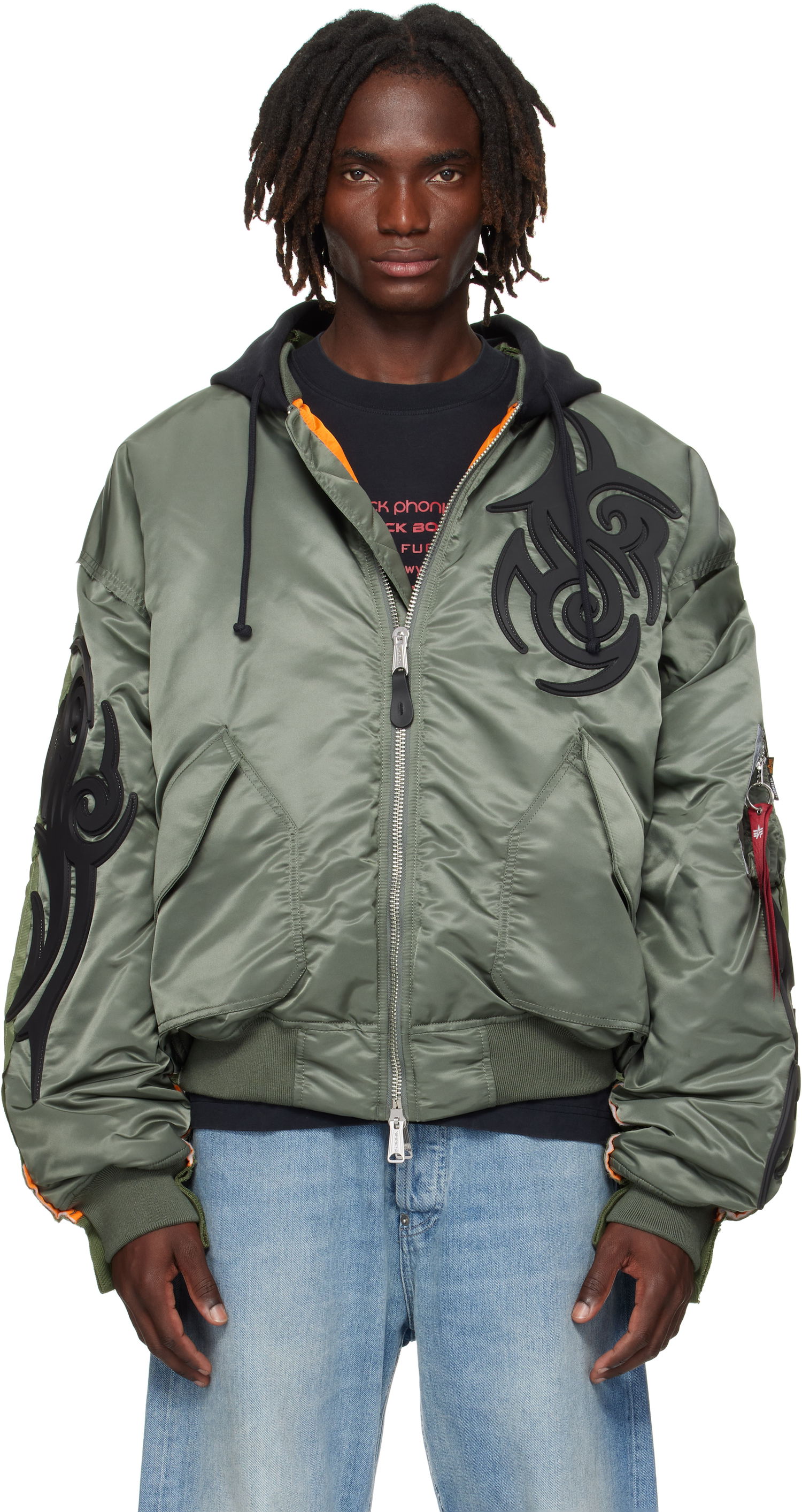 Bomberjacka VETEMENTS VETEMENTS x Alpha Industries Reworked Bomber Jacket Grön | UH76BO890GG, 0