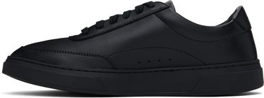Sneakers och skor BOSS BOSS Coated-Leather Logo Svart | 50536504, 2