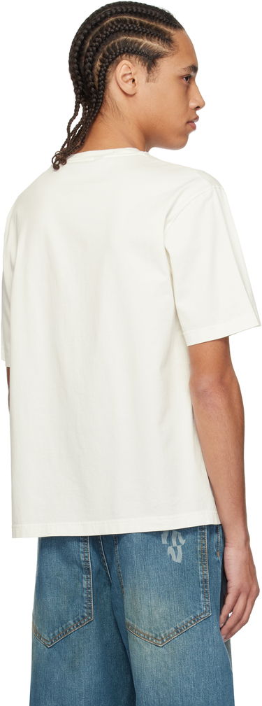 T-shirt Palm Angels Palm Angels Burning Oasi Graphic T-Shirt Vit | PMAA089S25JER0020384, 2