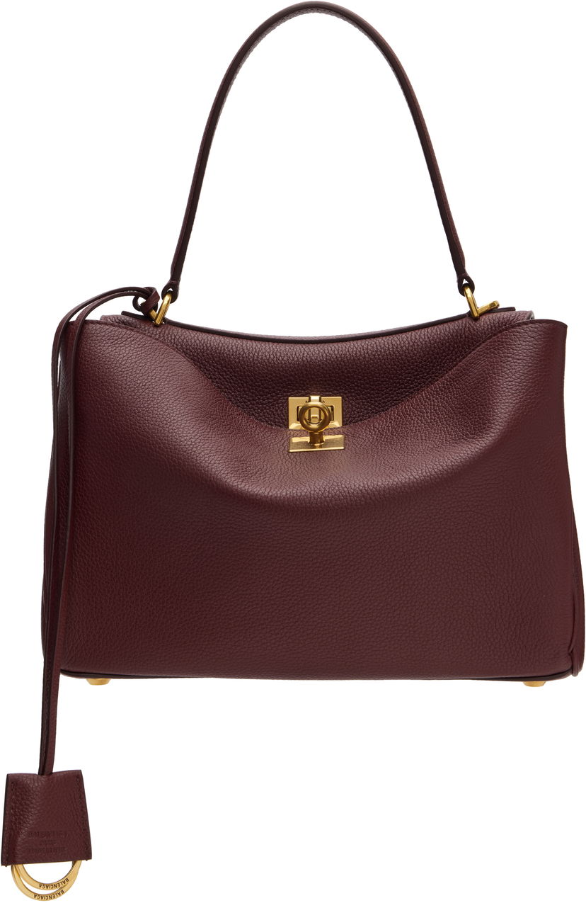 Handväska Balenciaga Balenciaga Rodeo Small Bag Bourgogne | 789779 2ABV5