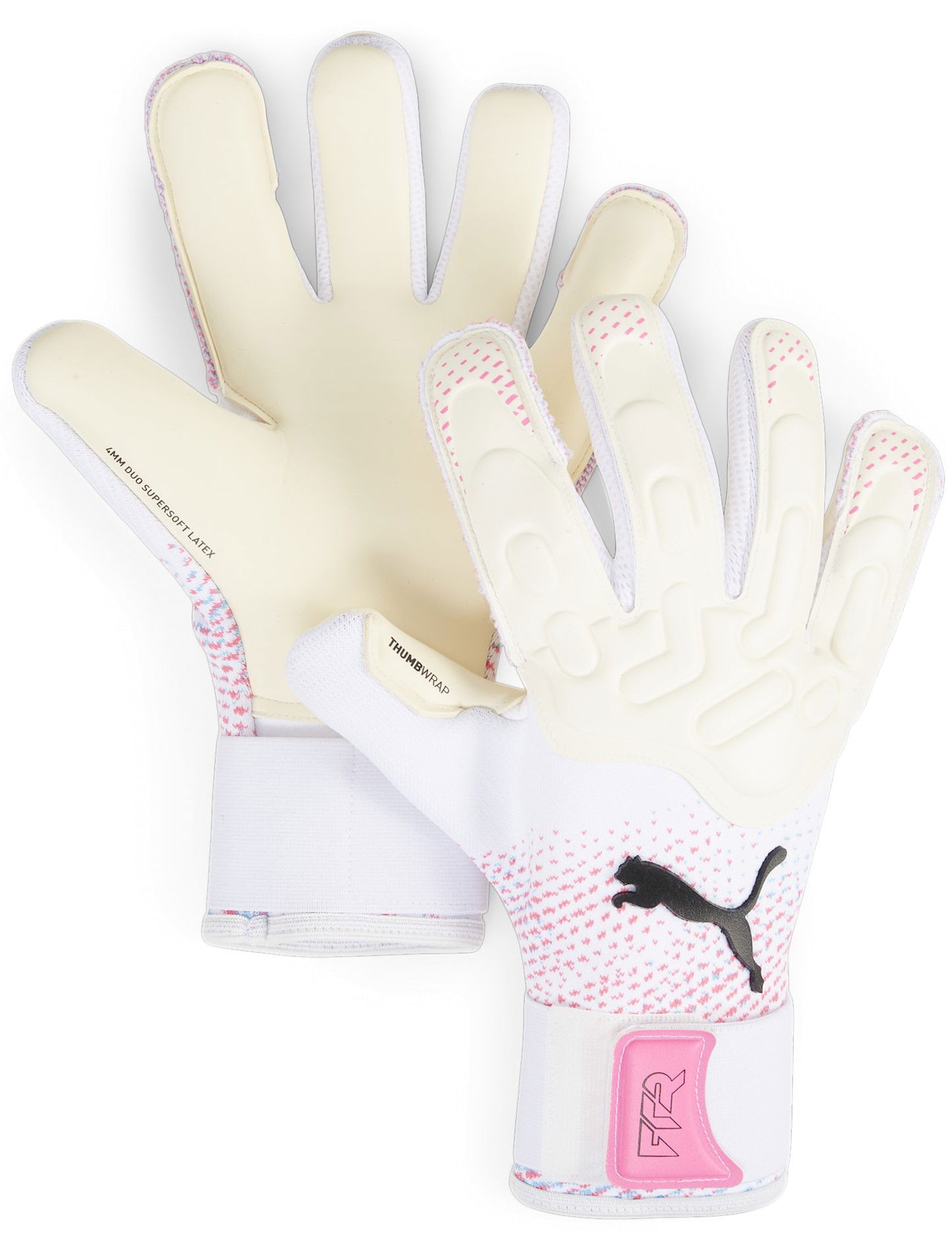 Handskar Puma FUTURE Pro Hybrid Goalkeeper Gloves with 4MM Duo Supersoft Latex and Thumbwrap Flerfärgad | 041924-01, 0