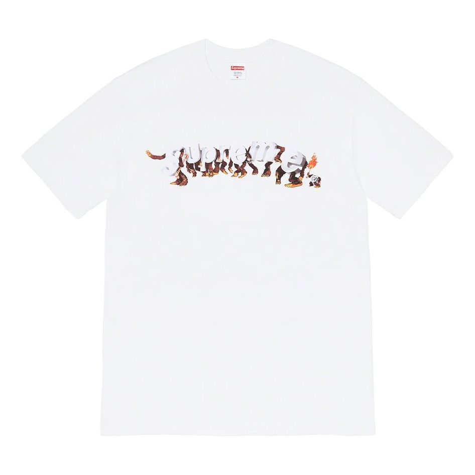 T-shirt Supreme Apes Logo Graphic T-Shirt Vit | SUP-SS21-633, 0