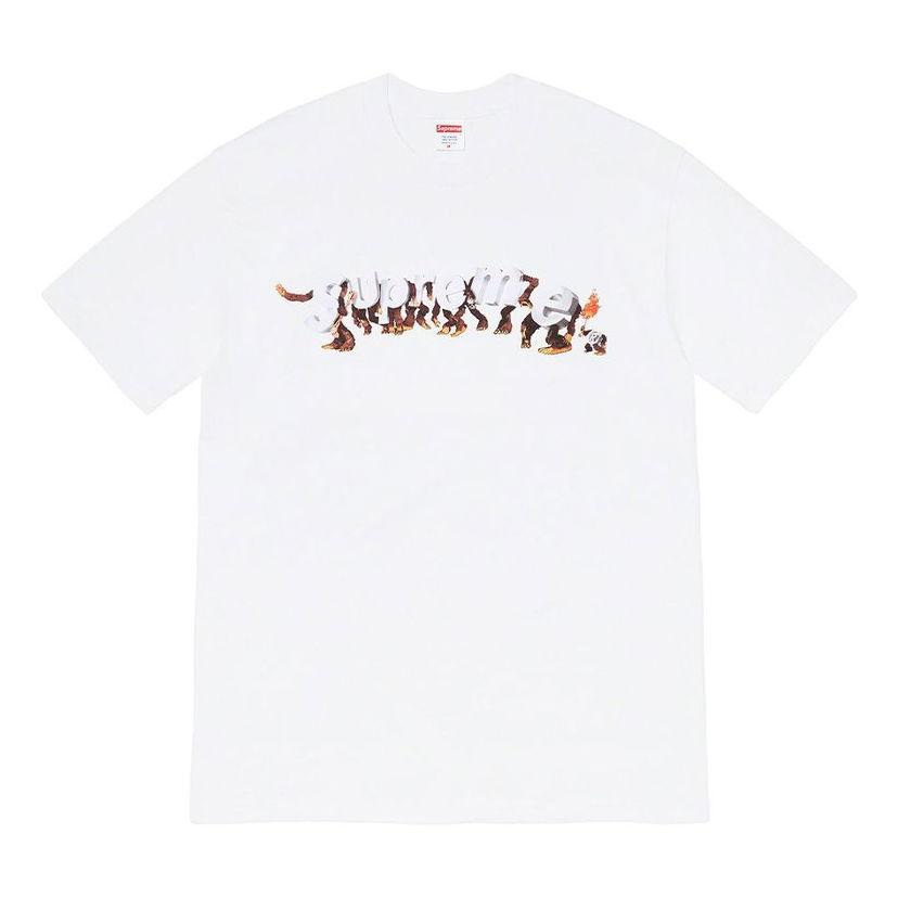T-shirt Supreme Apes Logo Graphic T-Shirt Vit | SUP-SS21-633