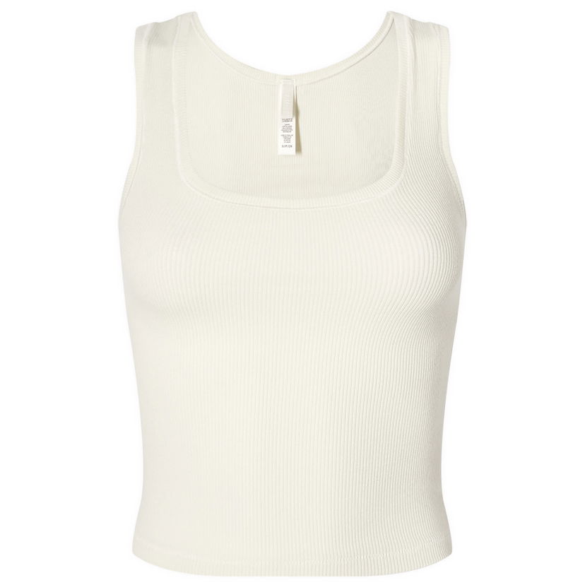 Linne SKIMS Rib Tank Vit | AP-TNK-0038-BN