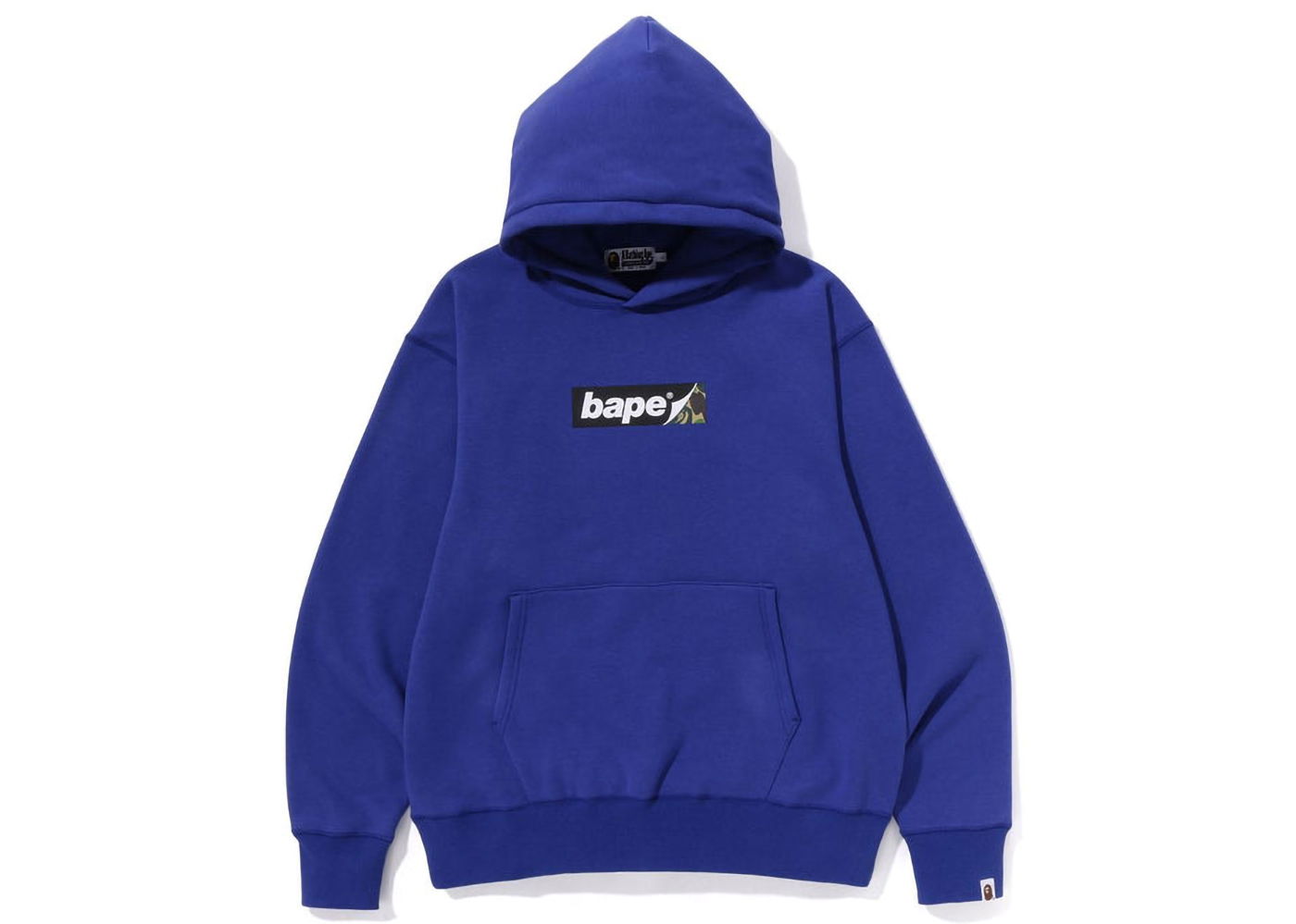 Sweatshirt BAPE Smooth Logo Relaxed Fit Hoodie Blå | 1J20-114-005, 0