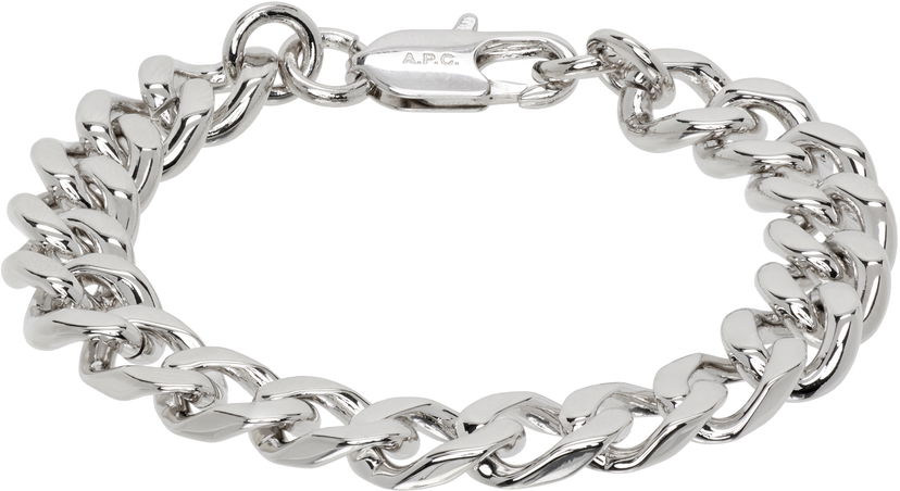 Armband A.P.C. A.P.C. Silver-Tone Maxi Chain Bracelet Metallisk | MEAEC-M70904