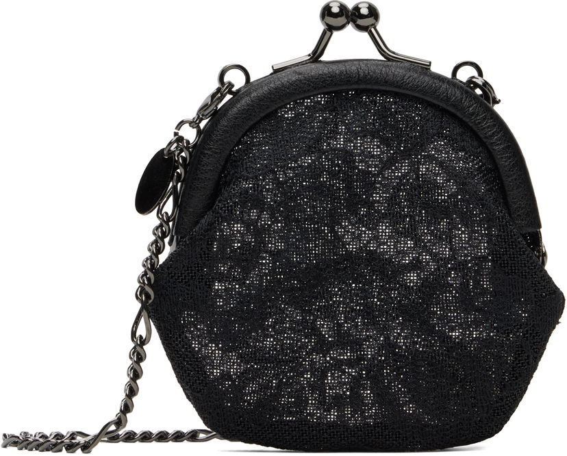 Plånbok Yohji Yamamoto YOHJI YAMAMOTO Clasp Coin Purse Svart | DP-A09-901