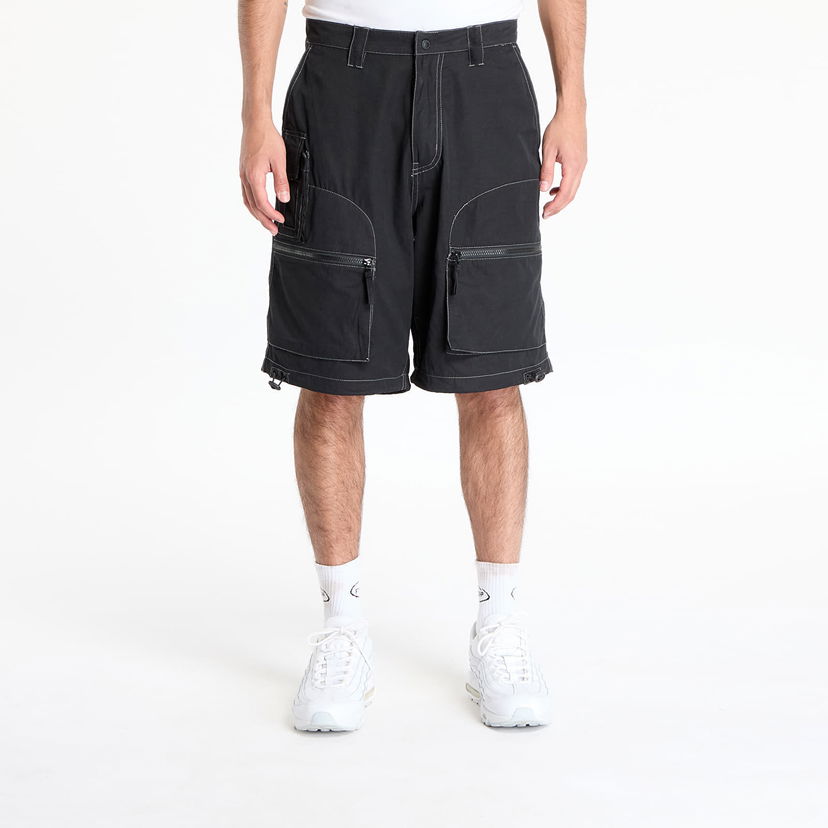 Shorts Pleasures PLEASURES Raider Cargo Shorts Svart | P25SU026 BLACK