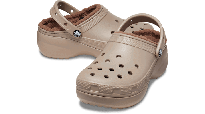 Sneakers och skor Crocs Platform Lined Clogs Beige | 207938-195, 1