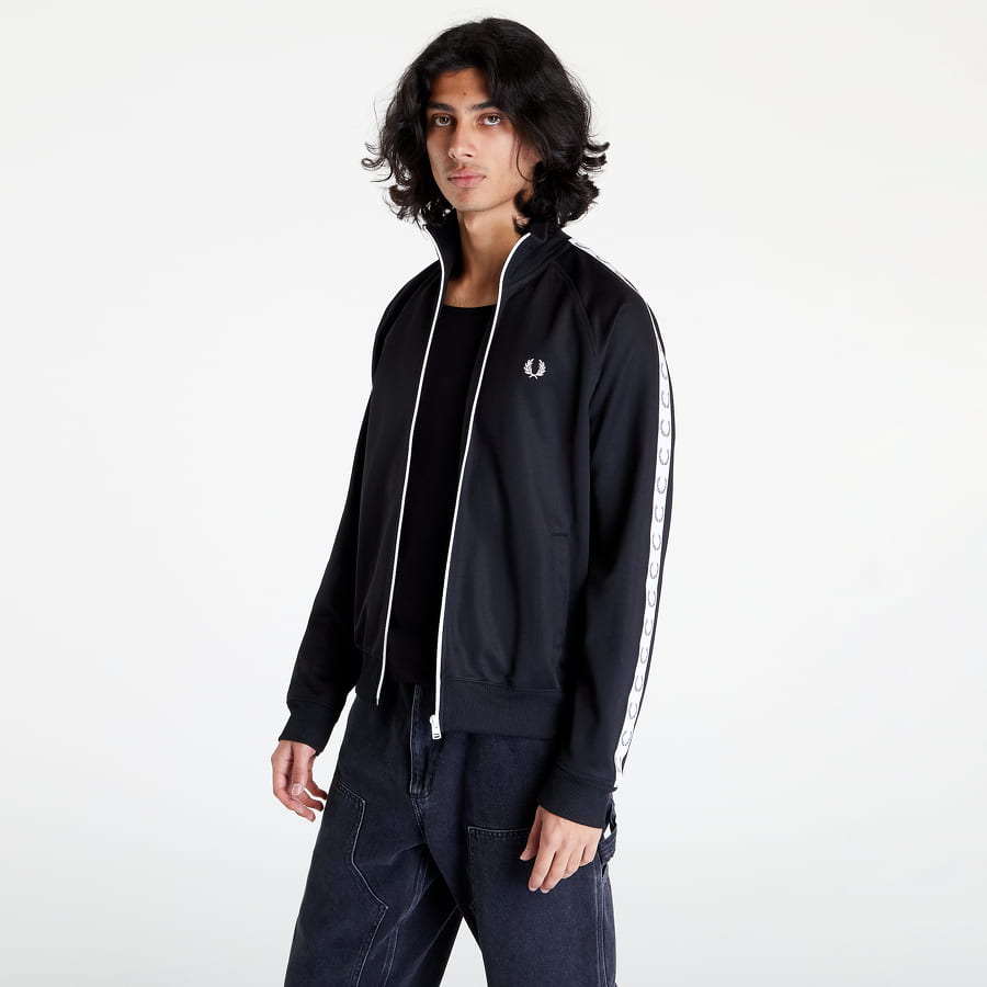 Bomberjacka Fred Perry Taped Track Jacket Svart | J4620-198, 0