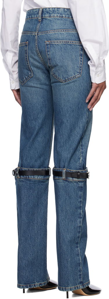 Jeans Coperni Coperni Hybrid Jeans with Straps Blå | COPP32F2014, 2