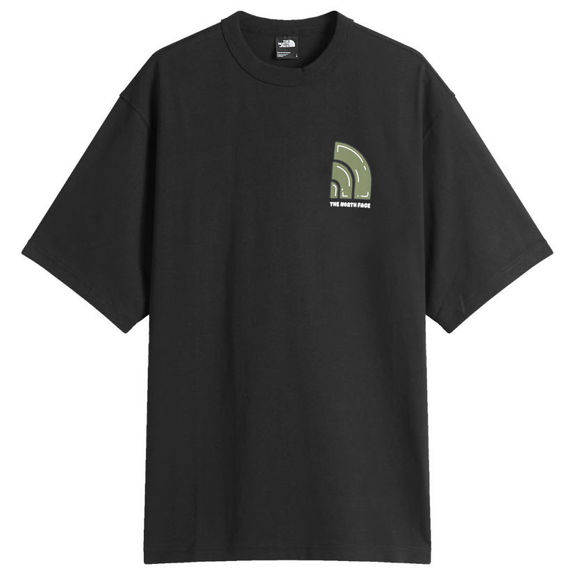 T-shirt The North Face Men's Bubble Logo Relaxed T-Shirt, Size Small Svart | NF0A8F2RJK3