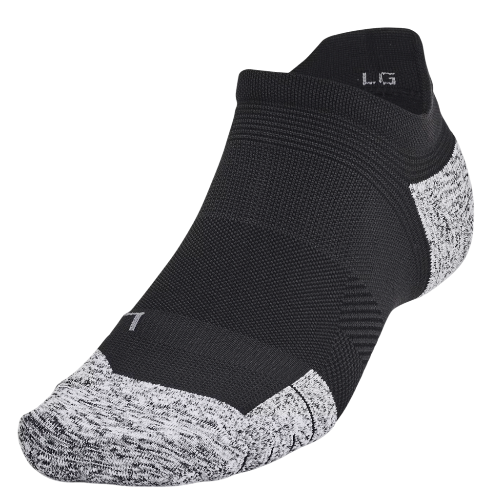 Strumpor Under Armour UA AD Run Cushion No-Show Socks - 3 Pack Svart | 1387044-001, 1
