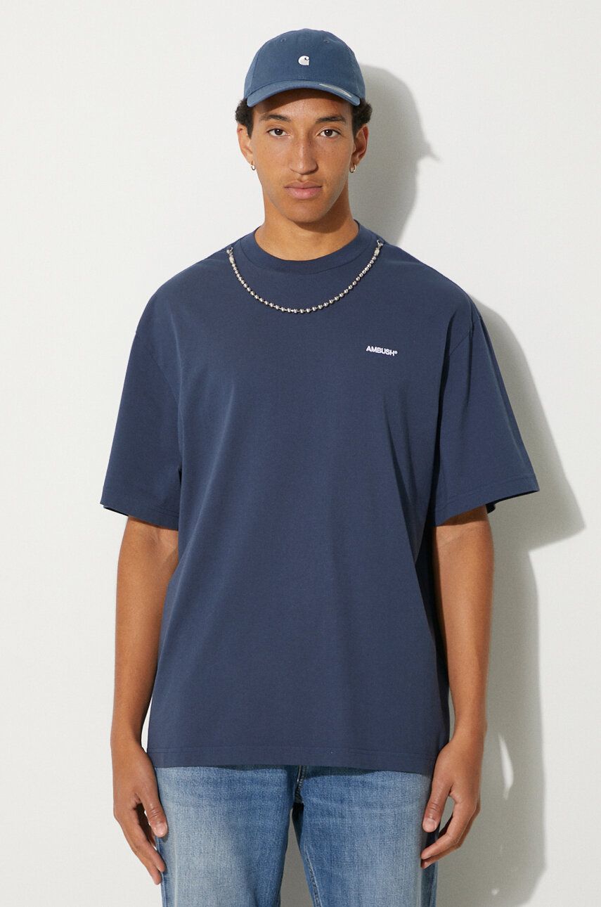 T-shirt Ambush Ballchain Graphic T-Shirt Blå | BMAA001F24JER0014501, 0