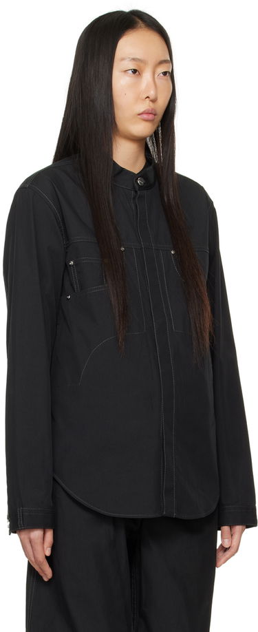 Skjorta Dion Lee Rivet Denim Jacket Svart | C5040PS24, 1