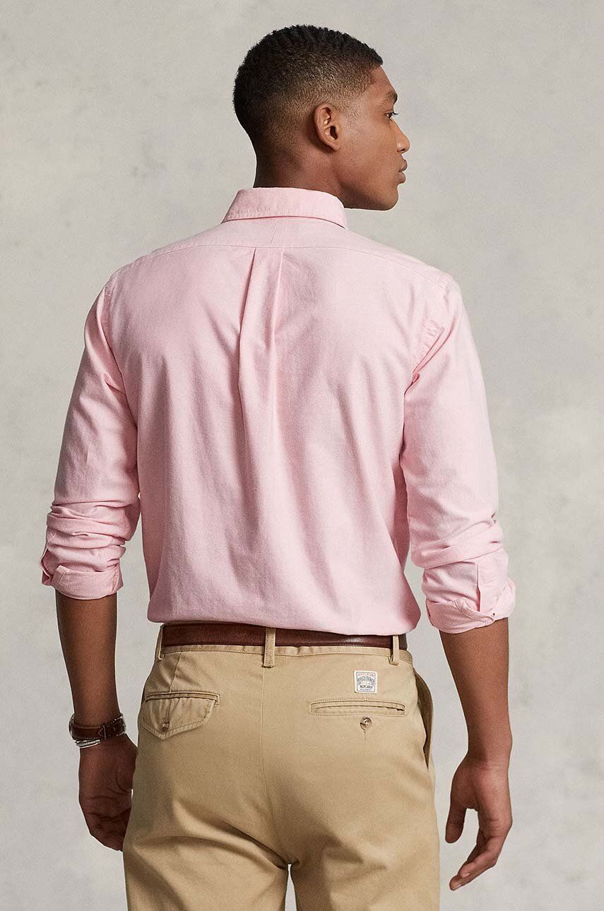 Skjorta Polo by Ralph Lauren Slim Oxford Shirt Rosa | 710549084008, 1