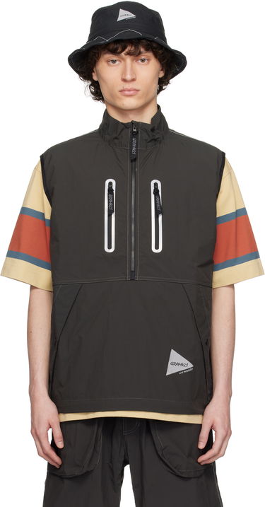 Väst and wander Gramicci Edition Brushed Nylon Vest Grön | GUJ5-S3001, 0