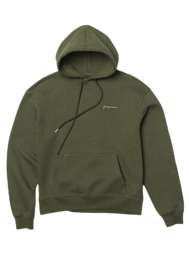 Sweatshirt Jacquemus Le Brode Embroidered Logo Grön | 226JS310-2120-560