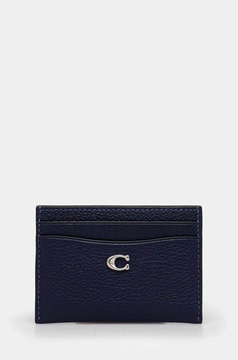 Plånbok Coach Essential Card Case Wallet Blå | CM436
