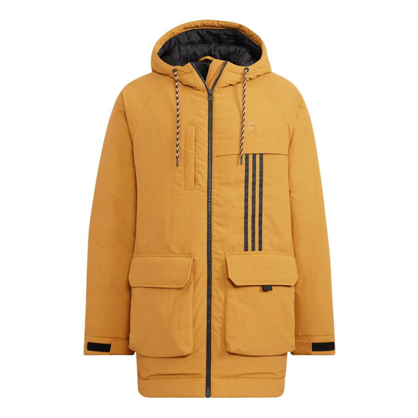 Parkas adidas Originals Neo Logo Padded Parka Gul | HN4761