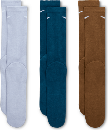 Strumpor Nike Everyday Plush Cush Crew Socks (3 pairs) Blå | sx6888-970, 1