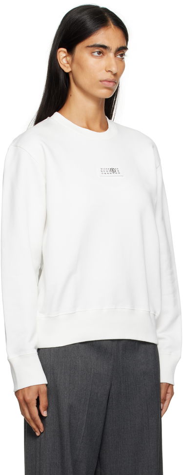 Sweatshirt Maison Margiela MM6 Maison Margiela Logo Patch Sweatshirt Svart | S52GU0247 M25025, 4