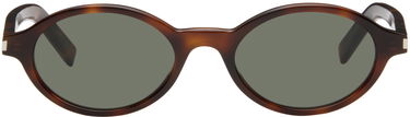 Solglasögon Saint Laurent Saint Laurent SL 751 Jeanne Oval Sunglasses Brun | SL 751 JEANNE-003, 0