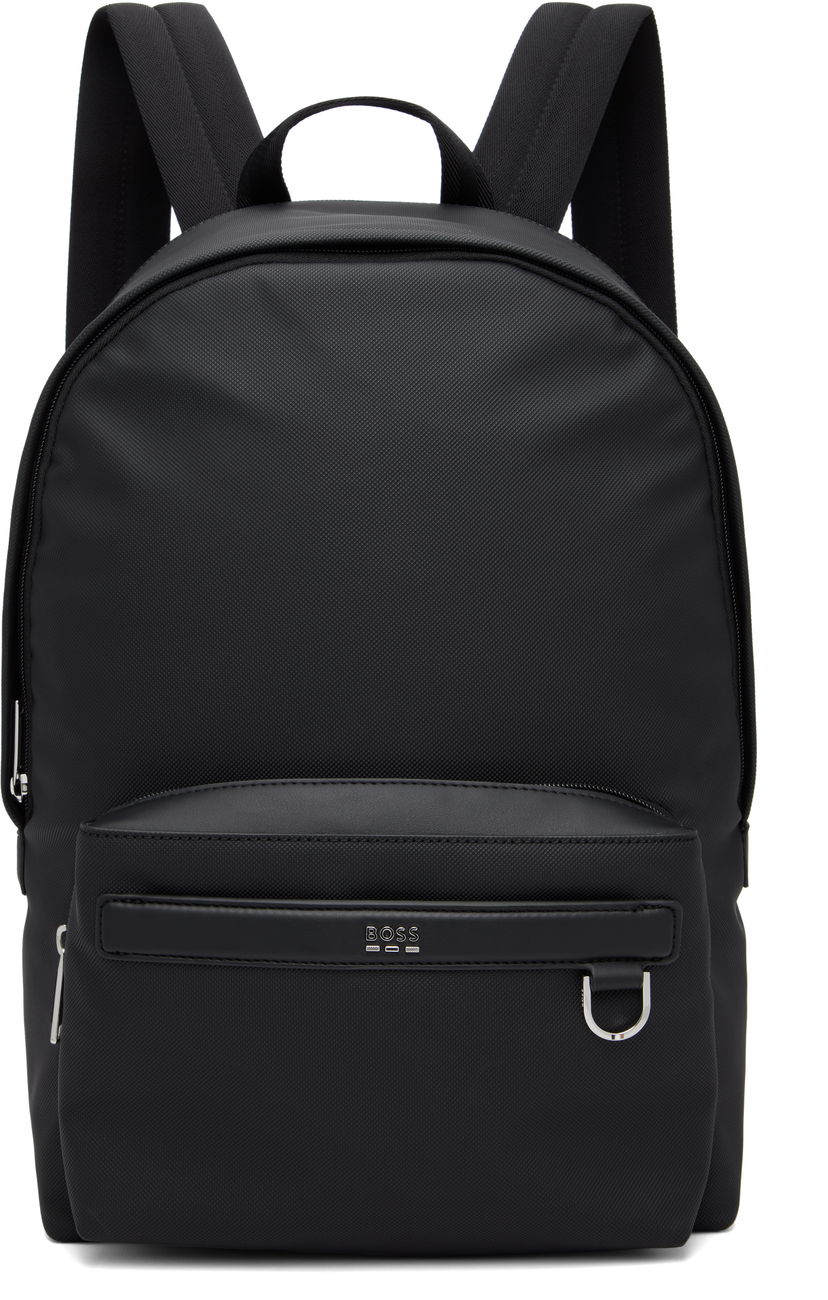 Ryggsäck BOSS BOSS Smooth & Structured Backpack Svart | 50548779