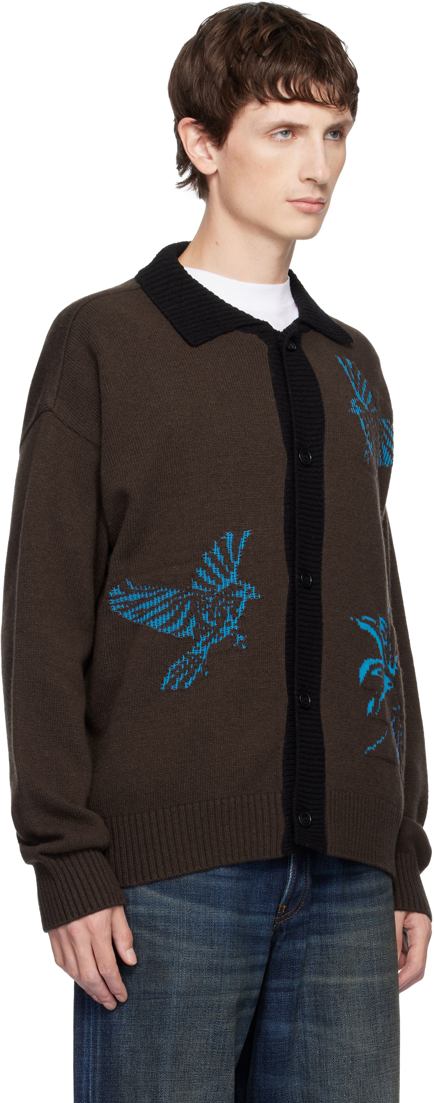 Sweater Andersson Bell Andersson Bell Bird Intarsia Cardigan Flerfärgad | atb1371u, 1