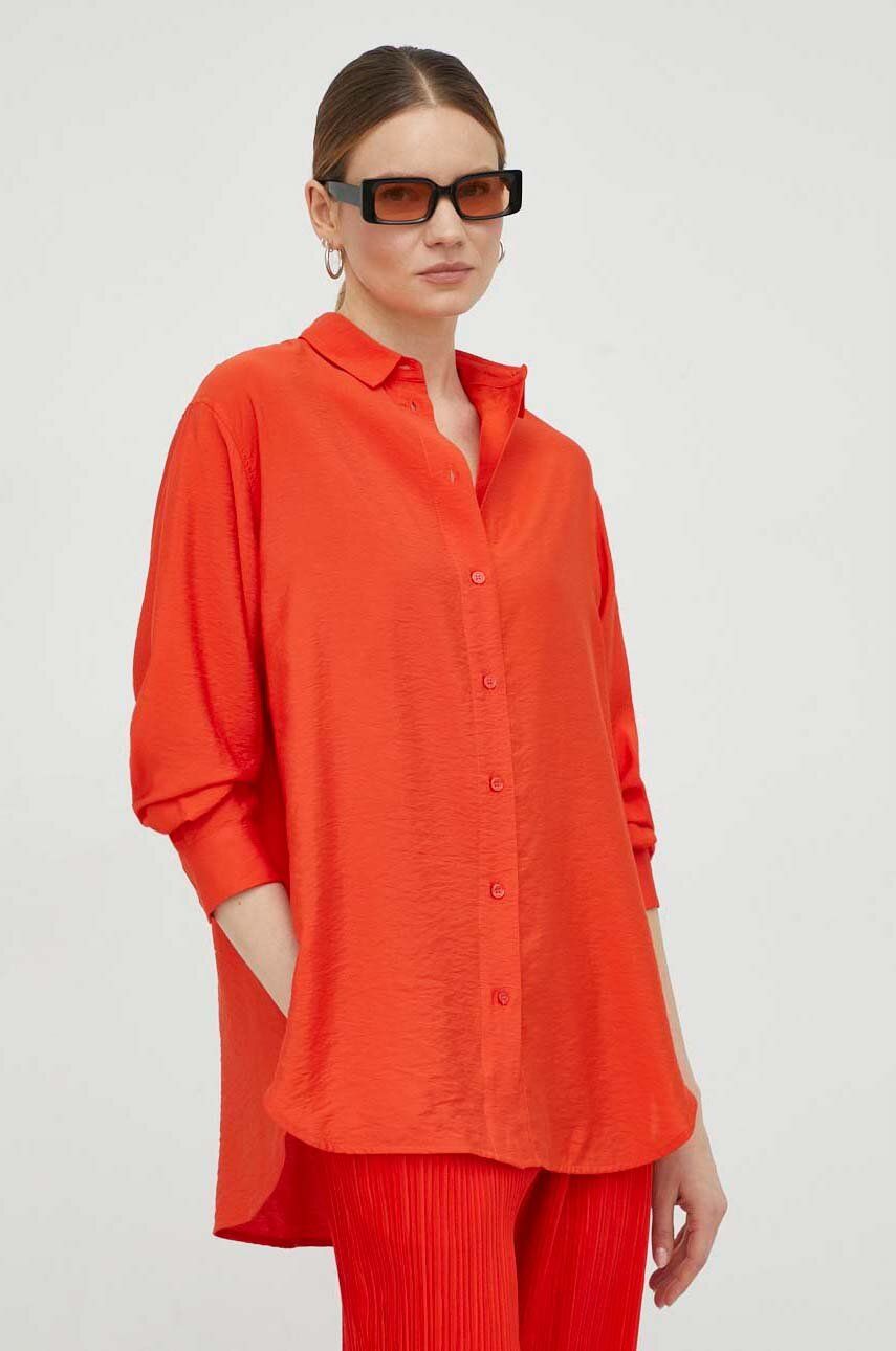 Skjorta Samsoe Samsoe Alfrida Shirt Röd | F23100143, 0