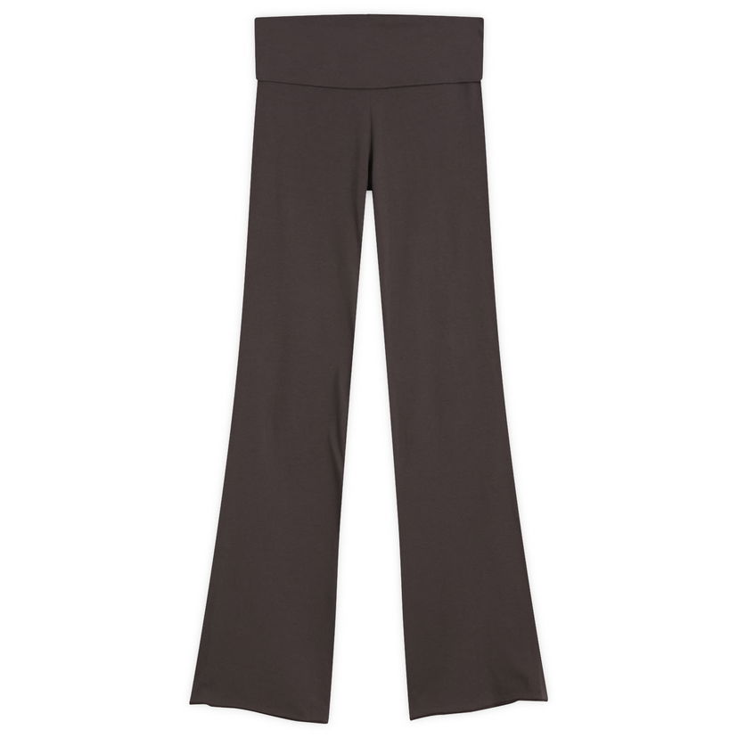 Byxor och jeans SKIMS SKIMS Foldover Jersey Pant, Size Large Brun | AP-PNT-0715-IRO