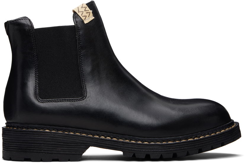 Sneakers och skor visvim Gornergrat Mid-Folk Chelsea Boots Svart | 0125202002006