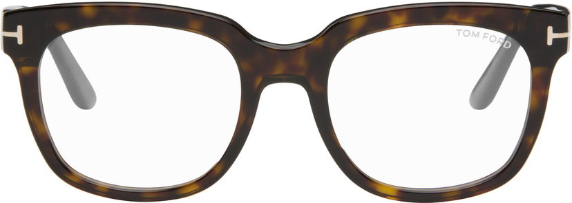 Solglasögon Tom Ford Tom Ford Full Rim Square Acetate Glasses Brun | FT5537-B_52052