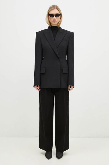 Sweater MAISON KITSUNÉ Maison Kitsuné Black Baby Fox Patch Turtleneck Svart | NW00807KT1091, 4