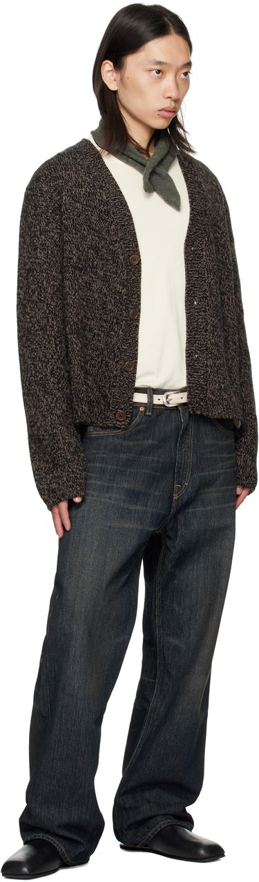 Bälten OUR LEGACY Textured Leather Buckle Belt Beige | A4258CCW, 1