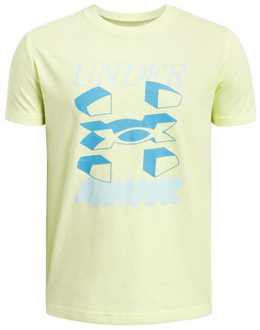 T-shirt Under Armour Split Big Logo Short Sleeve T-Shirt Gul | 1390003-727, 0