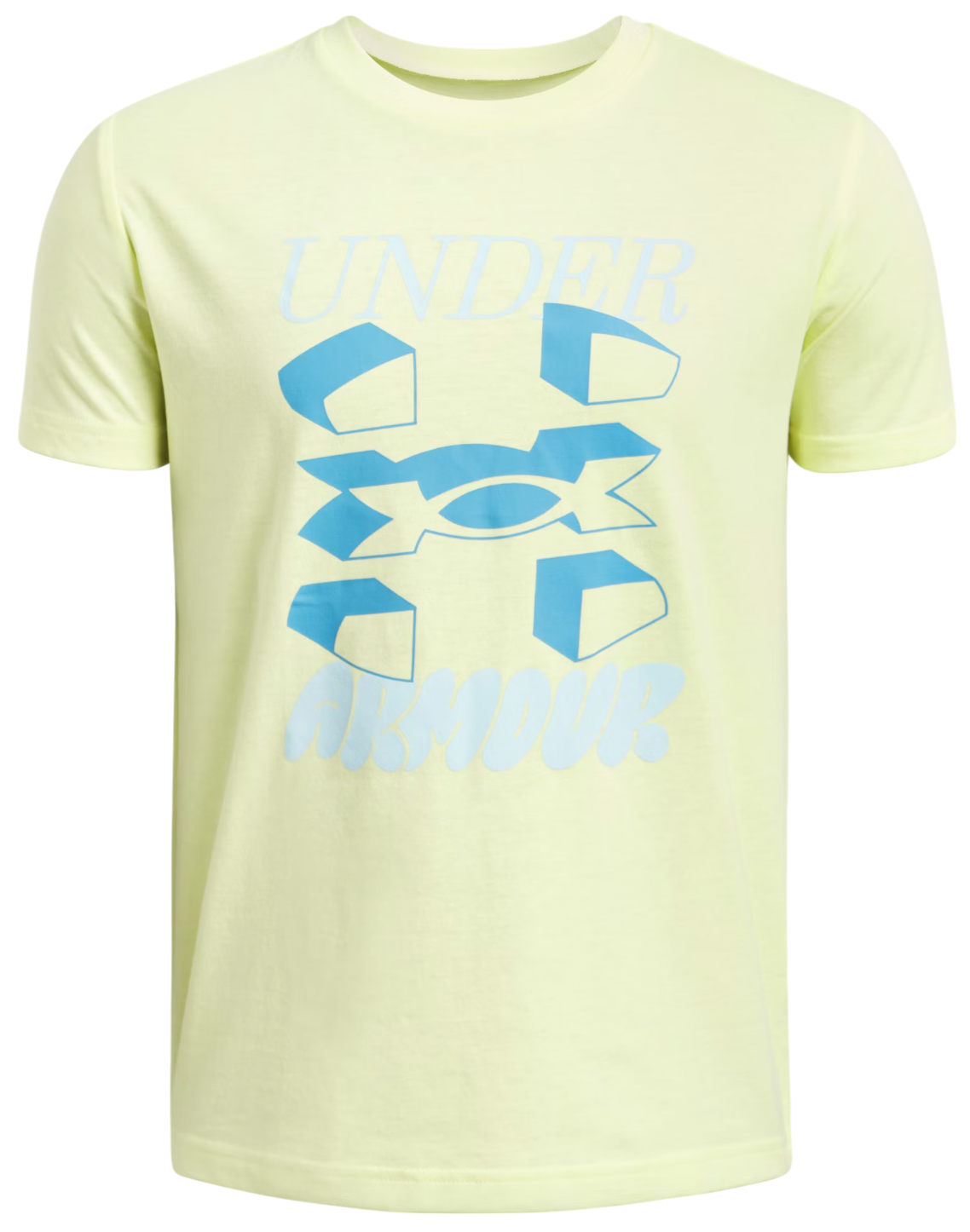 T-shirt Under Armour Split Big Logo Short Sleeve T-Shirt Gul | 1390003-727, 0