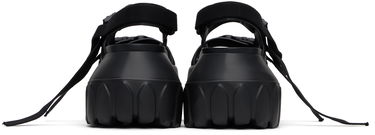 Sneakers och skor Rick Owens Rick Owens Hollywood Mega Tractor Sandals Svart | RU01E5866 LOO, 1