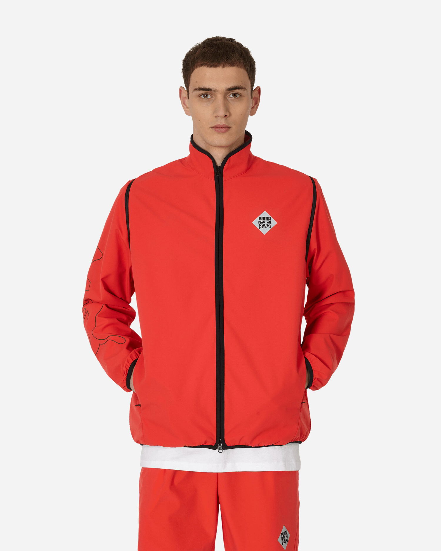 Jacka Puma x P.A.M. Zip-Off Jacket Röd | 538809-79, 0