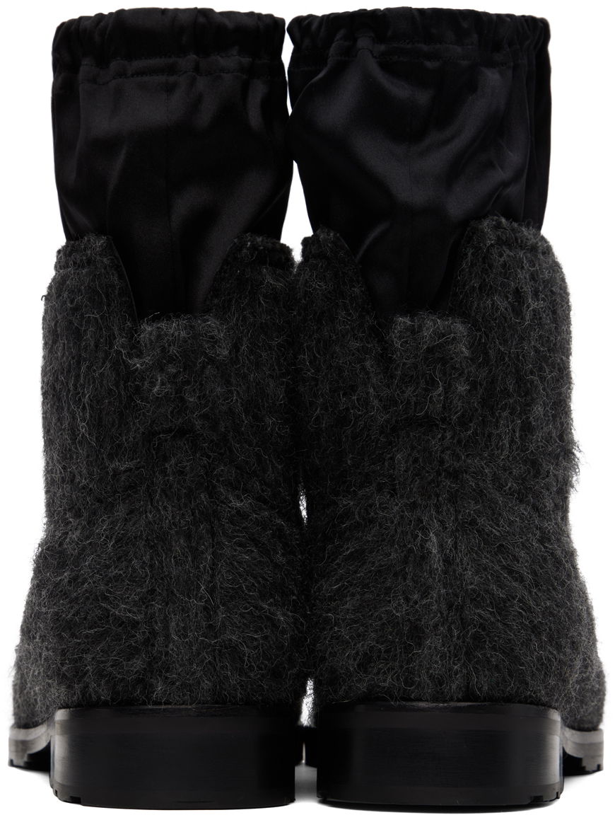 Kläder We11done We11done Brushed Chelsea Boots Svart | WD-AO3-22-448-M-DG, 1