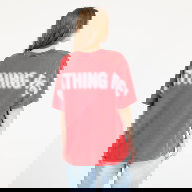 T-shirt BAPE A BATHING APE Pigment Print Ape Head Relaxed Fit T-Shirt Röd | 001CSL301307MRED, 4