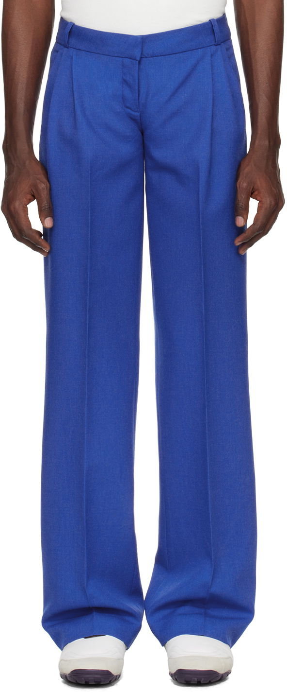 Byxor Coperni Tailored Wide Leg Trousers Blå | COPP63835MEN