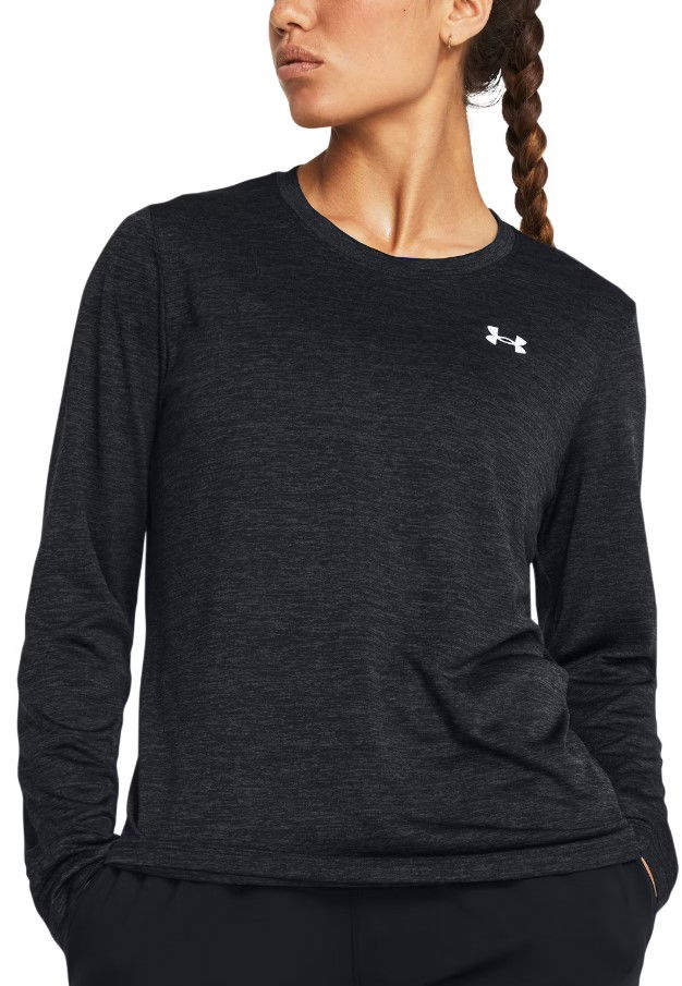 T-shirt Under Armour Under Armour Tech Twist Long Sleeve T-Shirt Svart | 1384226-001