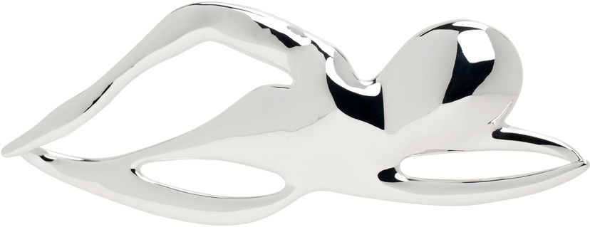 Ringa Tory Burch Tory Burch Swimmer Brooch Metallisk | 173638-040